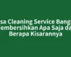 Jasa Cleaning Service Bangko Membersihkan Apa Saja dan Berapa Kisarannya