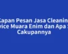 Kapan Pesan Jasa Cleaning Service Muara Enim dan Apa Saja Cakupannya