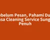 Sebelum Pesan, Pahami Dulu Jasa Cleaning Service Sungai Penuh